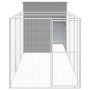 Caseta perros corral acero galvanizado gris claro 165x455x181cm en Casetas para perros | Comprar online en Foru.es