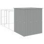 Caseta perros corral acero galvanizado gris claro 165x455x181cm en Casetas para perros | Comprar online en Foru.es