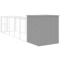 Caseta perros corral acero galvanizado gris claro 165x659x181cm en Casetas para perros | Comprar online en Foru.es
