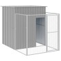 Caseta perros corral acero galvanizado gris claro 165x659x181cm en Casetas para perros | Comprar online en Foru.es