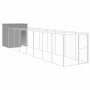 Caseta perros corral acero galvanizado gris claro 165x863x181cm en Casetas para perros | Comprar online en Foru.es