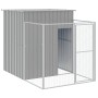 Caseta perros corral acero galvanizado gris claro 165x863x181cm en Casetas para perros | Comprar online en Foru.es