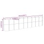 Jardinera arriate acero galvanizado antracita 332x40x68 cm en Macetas y jardineras | Comprar online en Foru.es