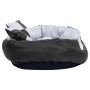 Cojín para perro reversible y lavable gris y negro 85x70x20 cm en Camas para perros | Comprar online en Foru.es