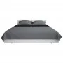 Cubrecama acolchado doble cara 220x240 cm gris y negro de vidaXL, Colchas y edredones - Ref: Foro24-132966, Precio: 17,68 €, ...