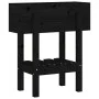 Jardinera madera maciza de pino negro 62x30x69 cm de vidaXL, Maceteros y jardineras - Ref: Foro24-825237, Precio: 55,94 €, De...