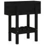 Jardinera madera maciza de pino negro 62x30x69 cm de vidaXL, Maceteros y jardineras - Ref: Foro24-825237, Precio: 55,94 €, De...