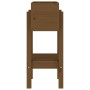 Jardinera madera maciza de pino marrón miel 62x30x69 cm de vidaXL, Maceteros y jardineras - Ref: Foro24-825236, Precio: 58,26...
