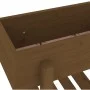 Jardinera madera maciza de pino marrón miel 62x30x69 cm de vidaXL, Maceteros y jardineras - Ref: Foro24-825236, Precio: 57,46...