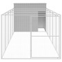 Caseta perros corral acero galvanizado gris claro 214x661x181cm en Casetas para perros | Comprar online en Foru.es