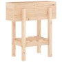 Jardinera madera maciza de pino 62x30x69 cm de vidaXL, Maceteros y jardineras - Ref: Foro24-825233, Precio: 49,50 €, Descuent...