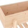 Jardinera madera maciza de pino 62x30x69 cm de vidaXL, Maceteros y jardineras - Ref: Foro24-825233, Precio: 49,50 €, Descuent...