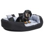 Cojín para perro reversible y lavable gris y negro 110x80x23 cm en Camas para perros | Comprar online en Foru.es