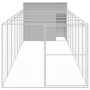 Caseta perros corral acero galvanizado gris claro 214x865x181cm en Casetas para perros | Comprar online en Foru.es