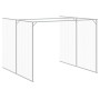Caseta perros corral acero galvanizado gris claro 214x865x181cm en Casetas para perros | Comprar online en Foru.es