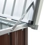 Caja de almacenamiento de jardín marrón 171x99x93 cm de vidaXL, Cajas de almacenaje para exteriores - Ref: Foro24-46272, Prec...
