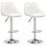 Taburetes de cocina 2 unidades cuero sintético blanco de vidaXL, Taburetes de cocina - Ref: Foro24-335179, Precio: 142,48 €, ...