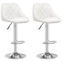 Taburetes de cocina 2 unidades cuero sintético blanco de vidaXL, Taburetes de cocina - Ref: Foro24-335179, Precio: 145,07 €, ...