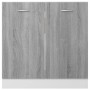 Armario bajo fregadero madera ingeniería gris 80x46x81,5 cm de vidaXL, Armarios de cocina - Ref: Foro24-815565, Precio: 75,73...