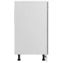 Armario inferior de fregadero contrachapado gris 80x46x81,5 cm de vidaXL, Armarios de cocina - Ref: Foro24-815565, Precio: 73...