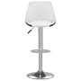 Taburetes de cocina 2 unidades cuero sintético blanco y negro de vidaXL, Taburetes de cocina - Ref: Foro24-335239, Precio: 12...