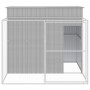 Caseta perros corral acero galvanizado gris claro 214x253x181cm en Casetas para perros | Comprar online en Foru.es