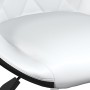 Taburetes de cocina 2 unidades cuero sintético blanco y negro de vidaXL, Taburetes de cocina - Ref: Foro24-335239, Precio: 12...