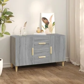 Aparador de madera de ingeniería gris Sonoma 100x36x60 cm de vidaXL, Aparadores - Ref: Foro24-817466, Precio: 97,89 €, Descue...