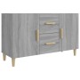 Aparador de madera de ingeniería gris Sonoma 100x36x60 cm de vidaXL, Aparadores - Ref: Foro24-817466, Precio: 99,46 €, Descue...