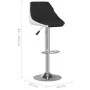Küchenhocker 2 Einheiten aus schwarzem und weißem Kunstleder von vidaXL, Küchenhocker - Ref: Foro24-335240, Preis: 142,18 €, ...