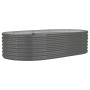 Jardinera arriate acero galvanizado gris 152x80x36 cm en Macetas y jardineras | Comprar online en Foru.es