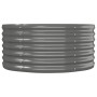 Jardinera arriate acero galvanizado gris 152x80x36 cm en Macetas y jardineras | Comprar online en Foru.es