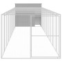 Caseta perro corral acero galvanizado gris claro 214x1069x181cm en Casetas para perros | Comprar online en Foru.es