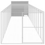 Caseta perro corral acero galvanizado gris claro 214x1273x181cm en Casetas para perros | Comprar online en Foru.es