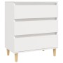Aparador de madera contrachapada blanco 60x35x70 cm de vidaXL, Aparadores - Ref: Foro24-823040, Precio: 70,14 €, Descuento: %