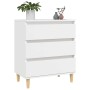 Aparador de madera contrachapada blanco 60x35x70 cm de vidaXL, Aparadores - Ref: Foro24-823040, Precio: 70,14 €, Descuento: %