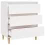 Aparador de madera contrachapada blanco 60x35x70 cm de vidaXL, Aparadores - Ref: Foro24-823040, Precio: 70,14 €, Descuento: %