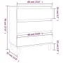 White plywood sideboard 60x35x70 cm by vidaXL, Sideboards - Ref: Foro24-823040, Price: 68,85 €, Discount: %