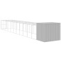 Caseta perro corral acero galvanizado gris claro 214x1273x181cm en Casetas para perros | Comprar online en Foru.es