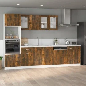 Armario bajo fregadero madera ingeniería roble 80x46x81,5 cm de vidaXL, Armarios de cocina - Ref: Foro24-815564, Precio: 59,4...