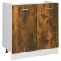 Armario bajo fregadero madera ingeniería roble 80x46x81,5 cm de vidaXL, Armarios de cocina - Ref: Foro24-815564, Precio: 59,4...