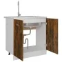 Armario bajo fregadero madera ingeniería roble 80x46x81,5 cm de vidaXL, Armarios de cocina - Ref: Foro24-815564, Precio: 59,4...
