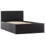 Cama canapé hidráulica cuero sintético negro 90x200 cm de vidaXL, Camas y somieres - Ref: Foro24-285510, Precio: 267,91 €, De...