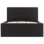 Cama canapé hidráulica cuero sintético negro 90x200 cm de vidaXL, Camas y somieres - Ref: Foro24-285510, Precio: 267,91 €, De...