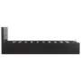 Cama canapé hidráulica cuero sintético negro 90x200 cm de vidaXL, Camas y somieres - Ref: Foro24-285510, Precio: 267,91 €, De...