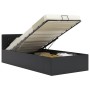 Cama canapé hidráulica cuero sintético negro 100x200 cm de vidaXL, Camas y somieres - Ref: Foro24-285511, Precio: 283,35 €, D...