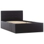 Cama canapé hidráulica cuero sintético negro 100x200 cm de vidaXL, Camas y somieres - Ref: Foro24-285511, Precio: 283,35 €, D...