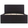 Cama canapé hidráulica cuero sintético negro 100x200 cm de vidaXL, Camas y somieres - Ref: Foro24-285511, Precio: 283,35 €, D...