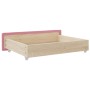 Cajones de cama 2 uds madera de ingeniería y terciopelo rosa de vidaXL, Camas y accesorios - Ref: Foro24-833919, Precio: 45,7...