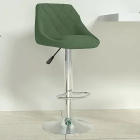 Taburete de cocina de terciopelo verde oscuro de vidaXL, Taburetes de cocina - Ref: Foro24-335297, Precio: 85,79 €, Descuento: %